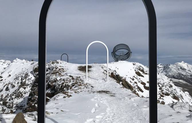 Olafur Eliasson’s Installation on the Top of a Mountain