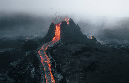 The Phenomenal Eruption of an Iceland Volcano