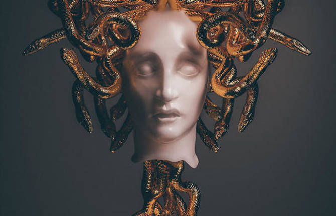 A Series Showing the Ancient Gods as Digital Artworks