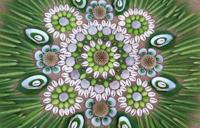 Mandalas Made With Natural Elements