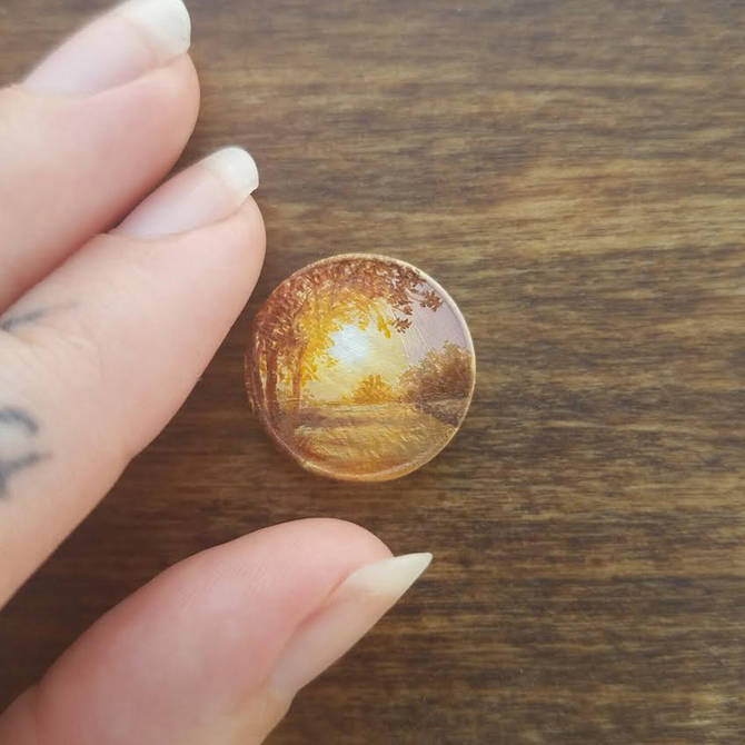 Realistic Paintings on Pennies – Fubiz Media