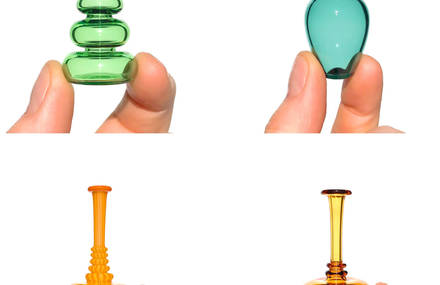 Hand-Blown Miniature Glass Vessels