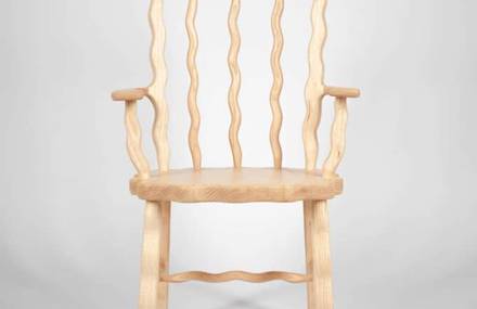 A Fascinating Wavy Chair