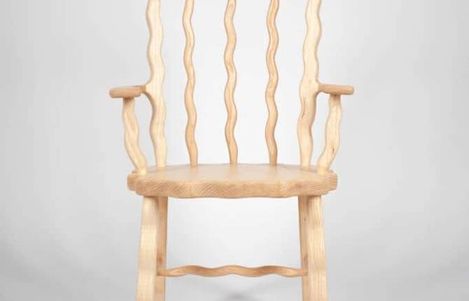 A Fascinating Wavy Chair