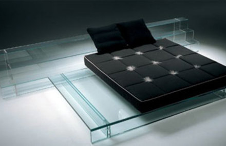 Glass Bed