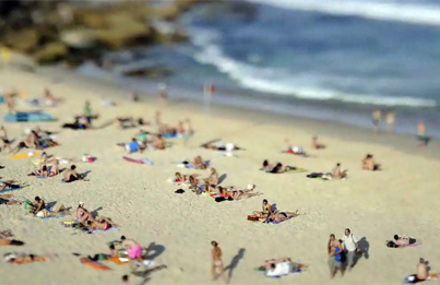 Tilt Shift + Stop motion