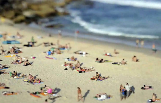 Tilt Shift + Stop motion